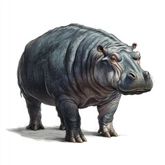 Fototapeta premium Hippopotamus Standing