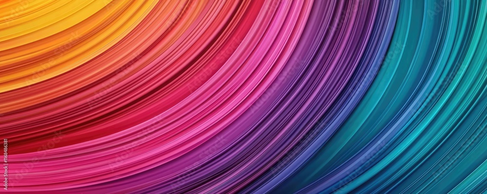 Poster rainbow abstract background concept. vibrant swirling colors create an abstract motion effect for cr