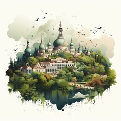 Contemporary Minimal Art Depicting Delhi’s Heritage