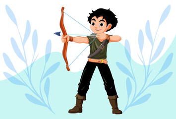 Bow Concept Illustration Stylish and Beautiful