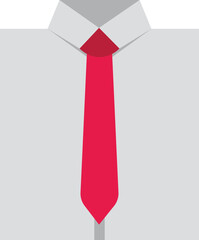 Professional Suit And Tie Icon Vector Illustration