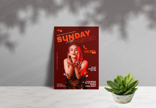 Sunday Party Poster