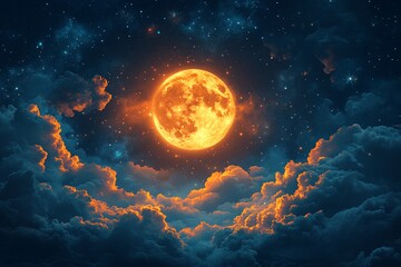 background with space