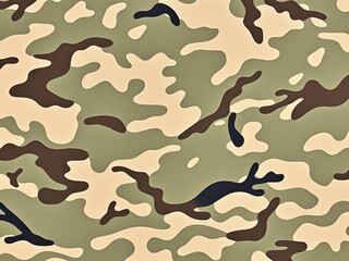 Digital camouflage pattern in green, gray, and tan tones perfect for military themes or outdoor backgrounds, tan, pattern