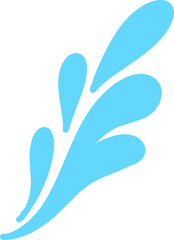 Splashing water drop for decorating Songkran festival