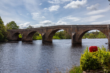 Chollerford Bridge across the North Tyne in Northumberland was built in 1771 by Robert Mylne