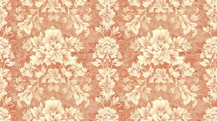 peach seamless pattern wallpaper