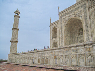Obraz premium taj mahal palace in agra, india Entrance gate of the tomb of Itimad-Ud-Daulah. It is a Mughal mausoleum in Agra, Uttar Pradesh