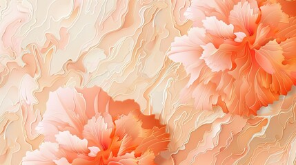peach seamless pattern wallpaper