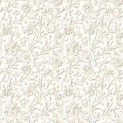Delicate nature seamless pattern, Pattern for wallpaper, background, print on fabric and paper