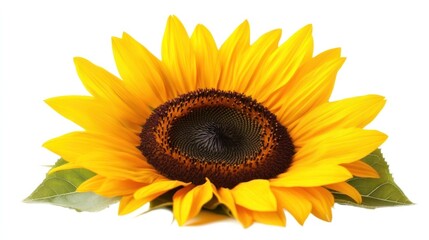 Obraz premium Vibrant yellow sunflower bloom.