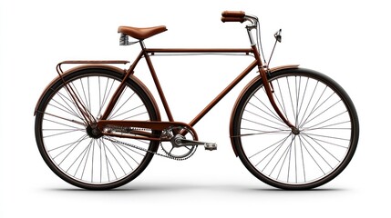 Fototapeta premium Classic brown bicycle.