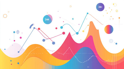 modern business concept abstract background, marketing research development planning management strategy analysis accounting business, Abstract background with various geometric elements and lines.