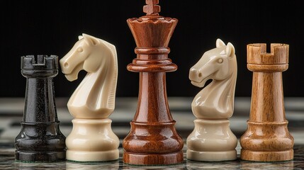 Chess Pieces Strategy Game