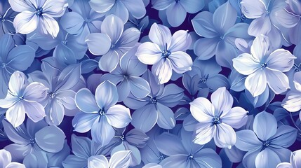 periwinkle seamless pattern wallpaper