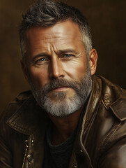 Obraz premium portrait of an middle aged man
