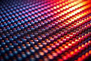 Dark Carbon Fiber Texture: Abstract Tilt-Shift Background