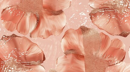 Fototapeta premium rose gold seamless pattern wallpaper