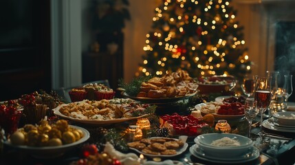 food, buffet, market, fruit, healthy, delicious, restaurant, dessert, cake, chocolate, sweet, salad, red, fresh, vegetable, meat, green, tasty, cuisine, meal, table, dinner, snack,generative ai