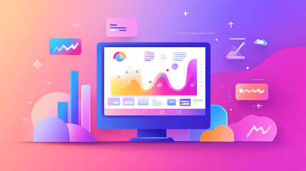 modern business concept abstract background, marketing research development planning management strategy analysis accounting business, Abstract background with various geometric elements and lines.