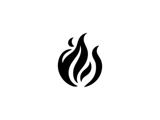 Fire Logo Design Vector Art