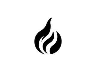 Fire Logo Design Vector Art