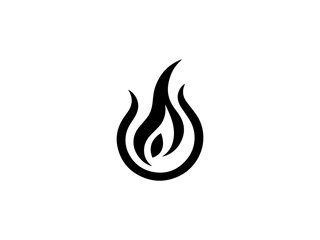 Fire Logo Design Vector Art
