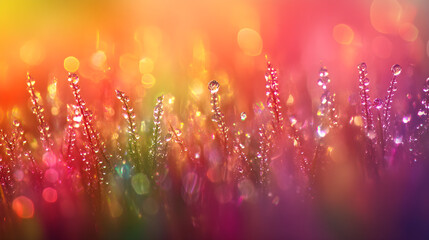 Rainbow Radiance: A Captivating Dance of Colorful Bokeh Sparkles