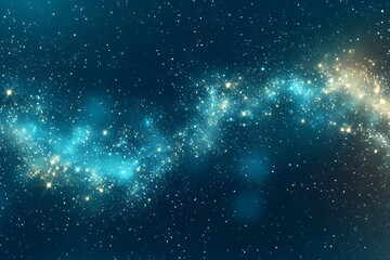 Obraz premium blue space background