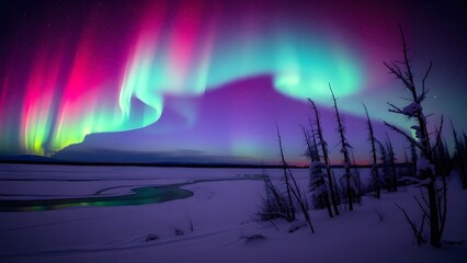 sunrise over the lake