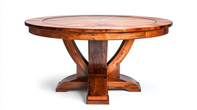 Folding dining table, presented on white background for versatile interior spaces