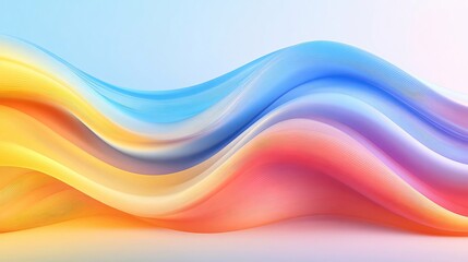 Abstract colorful wavy background. (2)