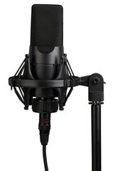 microphone isolated. Condencer Mic for studio recording voice