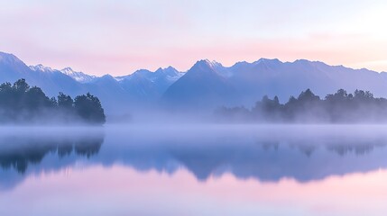 Fototapeta premium sunrise over the mountains