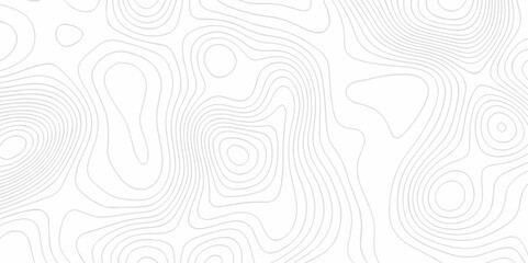 Lines map seamless topographic contour lines vector pattern. Geographic map and topographic contours map background. Vector illustration. White wave paper reliefs.	
