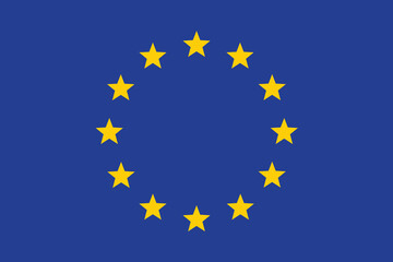 EU national official symblo flag.