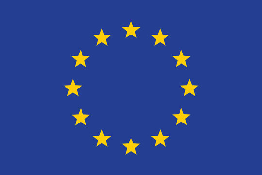 EU national official symblo flag.