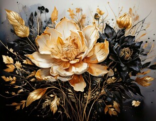 watercolor flowers set featuring hand-painted abstract botanical illustrations. This bundle showcases a variety of delicate floral designs, each rendered with artistic flair, isolated against a clean	