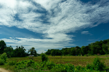 landscape with clouds