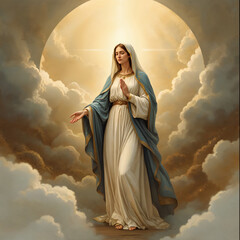 Concept photo of Virgin Mary