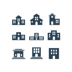 High School Modern Simple Vector Icons set.