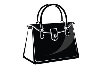 elegant ladies bag logo A.eps