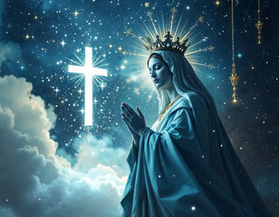 Obraz premium Concept photo of Virgin Mary