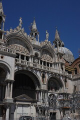 statue Duomo cathedral in Venice Italy