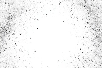 Obraz premium White background with black speckles, grunge texture.