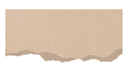 PNG rectangular craft paper element, brown scrap notepaper transparent background