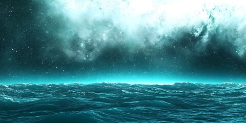 storm clouds over water