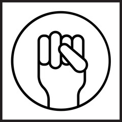 Human Rights icon Design