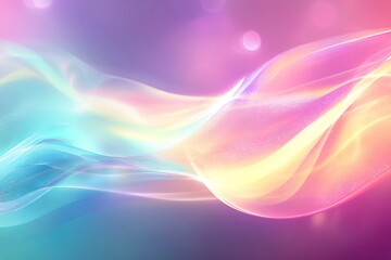 Colorful fluid waves create a mesmerizing effect of light and motion in a vibrant background