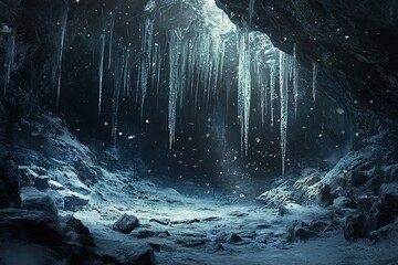 Enchanted Ice Cave: A Winter Wonderland